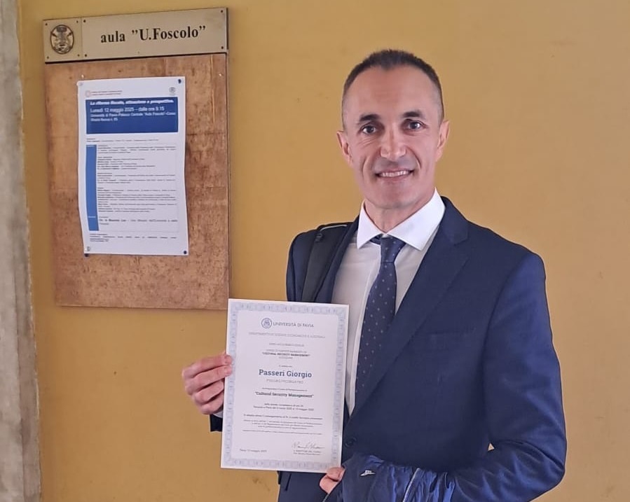Giorgio Passeri diventa Cultural Security Manager